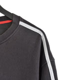 Vintage Reebok crewneck jumper pullover sweatshirt windbreaker fleece track jacket hoodie in black and white