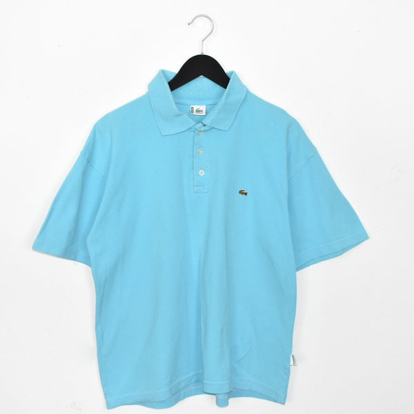Vintage Lacoste polo shirt tee blouse top in light blue