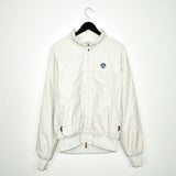 Vintage North Sails track jacket windbreaker trackie sweater jumper sweatshirt pullover long sleeve in white