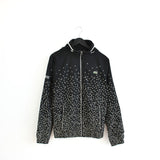 Vintage Lacoste windbreaker tracksuit trackie jacket zip up jumper pullover in black