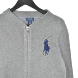 Vintage Polo Ralph Lauren zip up jumper pullover sweatshirt windbreaker fleece track jacket in greg