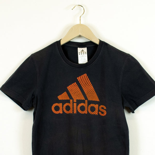 Vintage Adidas t-shirt top blouse tee in black