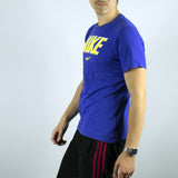 Vintage Nike t-shirt top blouse tee in blue