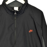 Vintage Nike jacket windbreaker fleece track jacket bomber jacket in blue