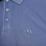 Vintage Adidas polo shirt top blouse tee in dark blue