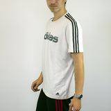 Vintage Adidas t-shirt top blouse tee in white