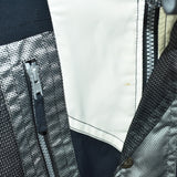 Vintage Fila puffer jacket windbreaker fleece track jacket bomber jacket in black and white