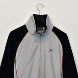 Vintage Kappa zip up track jacket windbreaker sweatshirt longsleeve tee pullover jumper in grey and dark blue