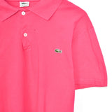 Vintage Lacoste polo shirt tee blouse top in hot pink