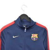 Vintage Nike FCB zip up tracksuit track jacket trackie sweater windbreaker jumper sweatshirt pullover long sleeve in blue and red