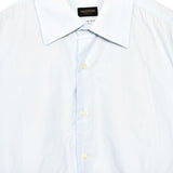 Vintage Valentino button down formal shirt long sleeve blouse top in light blue