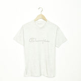 Vintage Champion t-shirt top blouse tee in light grey