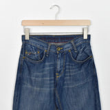 Vintage Hilfiger Denim jeans track pants trousers bottoms pants in dark blue