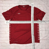 Vintage umbro tee shirt blouse top in red