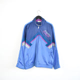 Vintage lotto tracksuit trackie jacket windbreaker jumper zip up sweater in blue, purple and white