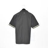 Vintage Adidas polo shirt short sleeve top in dark grey