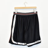 Vintage Adidas shorts joggers trousers track pants bottoms in black and white