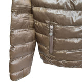 Vintage Colmar puffer jacket windbreaker fleece track jacket bomber jacket in brown