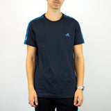 Vintage Adidas t-shirt top blouse tee in black