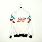 Vintage Adidas x Coca Cola tracksuit trackie jacket zip up sweater in white