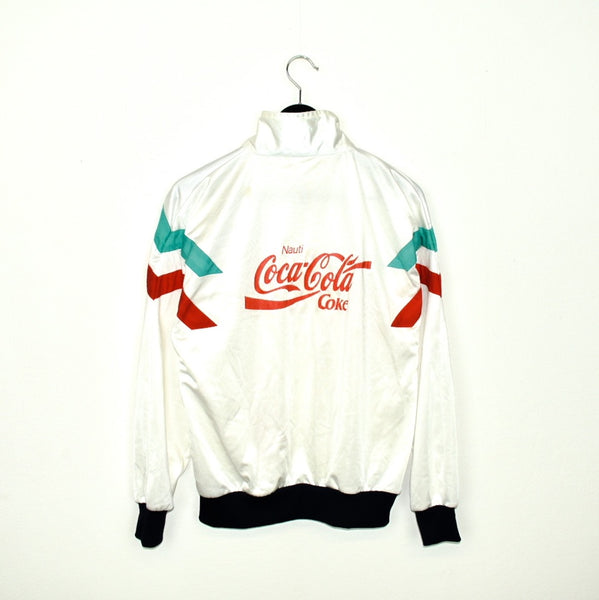 Vintage Adidas x Coca Cola tracksuit trackie jacket zip up sweater in white