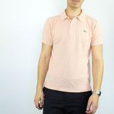 Vintage Lacoste polo shirt t-shirt pullover in pink