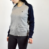 Vintage Timberland sweater pullover jumper in gray and black