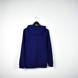 Vintage Nike hoodie zip up jacket long sleeve sweatshirt jumper in dark blue