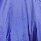 Vintage Adidas windbreaker fleece track jacket bomber jacket in dark blue