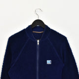 Vintage Helly Hansen fleece zip up track jacket windbreaker sweatshirt longsleeve tee pullover jumper in red