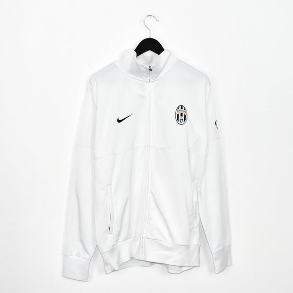 Vintage Nike windbreaker zip up tracksuit track jacket trackie sweater jumper sweatshirt pullover long sleeve in white
