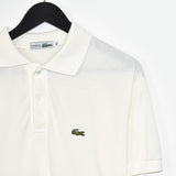 Vintage Lacoste polo shirt tee blouse top in white
