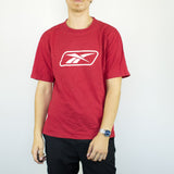 Vintage Reebok t-shirt top blouse tee in red