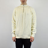 Vintage Kappa sweater pullover jumper in white