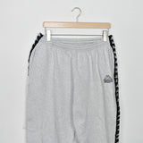 Vintage Kappa sweatpants joggers trousers track pants bottoms in grey and black