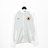Vintage Nike windbreaker zip up tracksuit track jacket trackie sweater jumper sweatshirt pullover long sleeve in white and grey