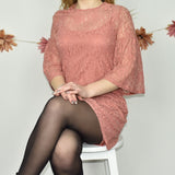 Lovely Atmosphere short dress skirt one piece in pink