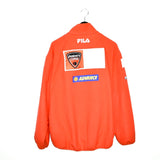 Vintage Rare Fila Michelin Advance quarter zip up sweatshirt pullover jumper hoodie in red and white
