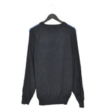 Vintage Adidas jumper sweater pullover sweatshirt top in navy and light blue