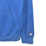 Vintage Champion thin material hoodie jumper sweatshirt sweater pullover in blue