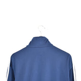 Vintage Adidas tracksuit trackie jacket zip up sweater windbreaker long sleeve tee jumper in dark blue