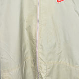 Vintage Nike zip up windbreaker tracksuit track jacket trackie sweater jumper sweatshirt pullover long sleeve in green and blue