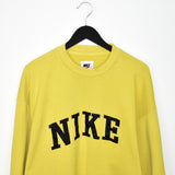 Vintage Nike longsleeve tee pullover sweatshirt in yellow