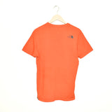 Vintage The North Face t-shirt top blouse tee in orange