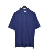 Vintage Adidas polo shirt top blouse tee in dark blue