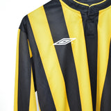 Vintage Umbro long sleeve sweatshirt t-shirt top blouse tee in black and yellow