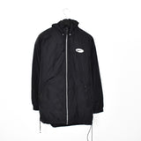 Vintage Nike long jacket windbreaker track jacket bomber jacket in black and white