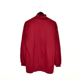 Vintage sweatshirt jumper sweater pullover hoodie in burgundy