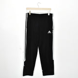 Vintage Adidas joggers trousers track pants bottoms in black and white