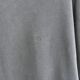 Vintage Hugo Boss crewneck jumper bomber track jacket fleece sweatshirt longsleeve tee pullover in dark blue